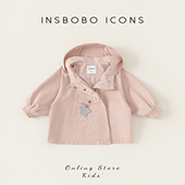 儿童冲锋衣春装 女宝宝童装 小女孩洋气上衣潮 新款 女童外套2026春季