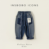 新款 儿童春装 宝宝休闲裤 男童裤 洋气童装 2026春季 长裤 春秋 子牛仔裤