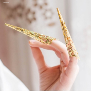 古装古风清宫廷后宫手指套护甲指甲套华妃皇后贵妃电视太后