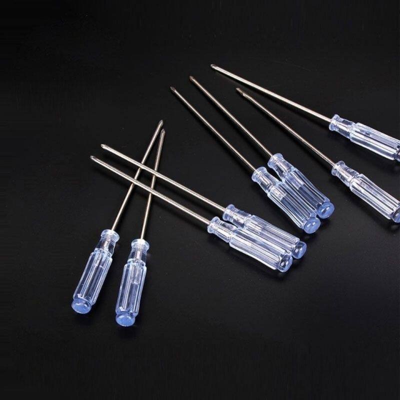 螺丝刀一字型水晶小螺丝刀3mm一字十字笔记本电脑玩具螺丝刀缝纫