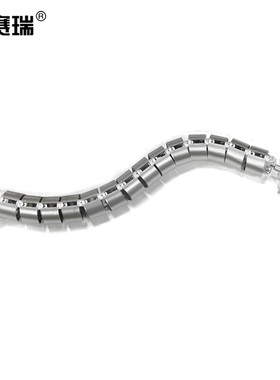 安赛瑞 蛇型穿线管 办公穿线管蛇形管办公桌藏线管圆形 白色26670