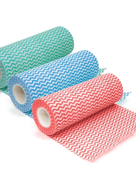 安赛瑞 可撕无纺布 一次性洗碗巾（5卷装）50张/卷 M10496 包