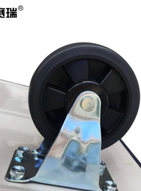 安赛瑞 折叠微静音拉货推货车拖车搬运车小拖车 90x60cm 24774