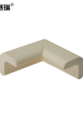 安赛瑞 经济型防撞护角（8个装/包）象牙白色 桌角包角 11610-8