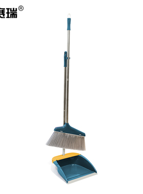 安赛瑞 扫把簸箕套装  蓝色 M000171 套