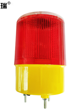 安赛瑞 太阳能警示灯 经济型 岗亭路障闪灯LED夜间信号塔灯 25385