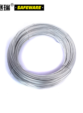 安赛瑞 镀锌铁丝 14号粗细铁丝 捆扎铁丝 建筑工地捆扎铁丝 10857