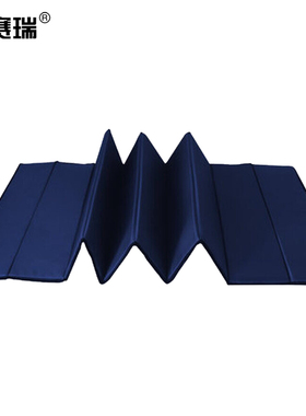 安赛瑞 折叠防潮垫  厚20mm长190cm宽70cm 深蓝色 310742 BJ