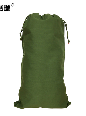 安赛瑞 帆布中转袋快递袋 100×120cm 军绿色 24574 BJ