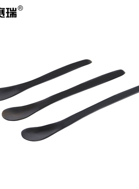 安赛瑞 牛角药匙三件套（5套装）实验室牛角药勺药粉勺600964 SYS