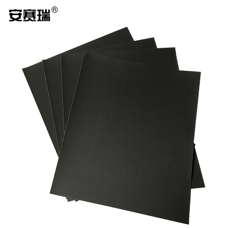 安赛瑞  12393 砂纸（100片装）23×28cm 碳化硅砂纸 研磨砂纸