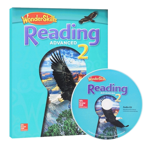 WonderSkills Reading Advanced 2 高级 麦克劳希尔分级阅读训练教材 小学英语教材加州阅读技能书 少儿英语课外辅导培训机构教材