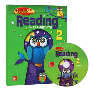 WonderSkills Reading Intermediate 2 中级 麦克劳希尔分级阅读训练教材 小学英语教材加州阅读技能书 少儿英语课外辅导培训教材