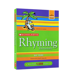 Scholastic Rhyming Dictionary 英文原版 学乐儿童启蒙押韵词典 1500种韵脚 单词汇积累阅读亲子阅读教育英语提高 廖彩杏推荐书单