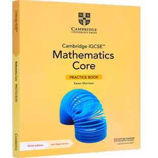 Mathematics Extended 含电子码 考试剑桥IGCSE数学核心与扩展Cambridge 9781009297950 book IGCSE Practice 0580 Core