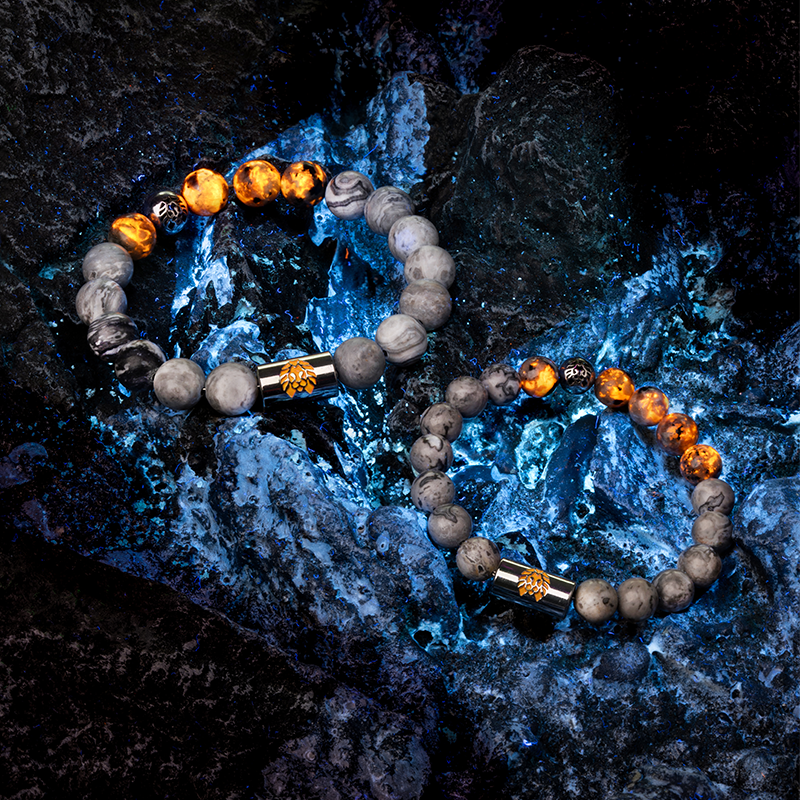 RASTACLAT火焰石1314情侣手串