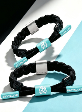 RASTACLAT撞色麂皮小狮子手链