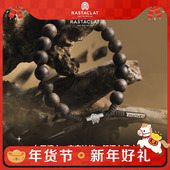 RASTACLAT黑武士檀木新中式 国潮古风男女生情侣款 小狮子手串礼物