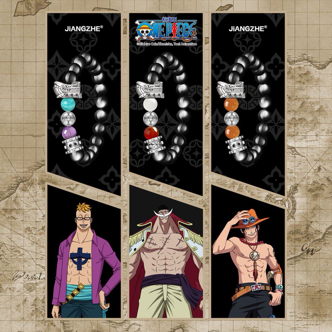 RASTACLAT  将者 航海王 莫比·迪克号 白胡子海贼团 男女生手串