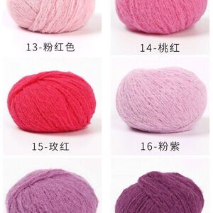 棉花糖毛线指尖雪妃尔diy