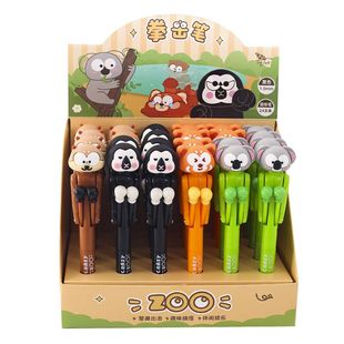 稀奇古怪的笔疯狂动物园拳击笔网红解压搞怪中性笔圆珠笔创意文具