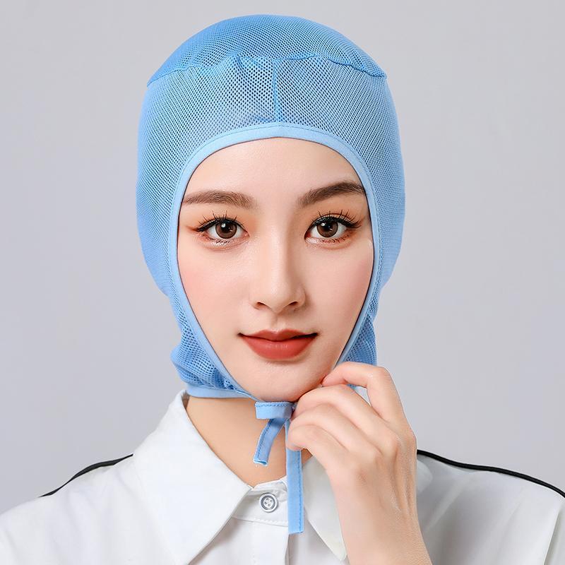 女士防尘工作帽新款包头