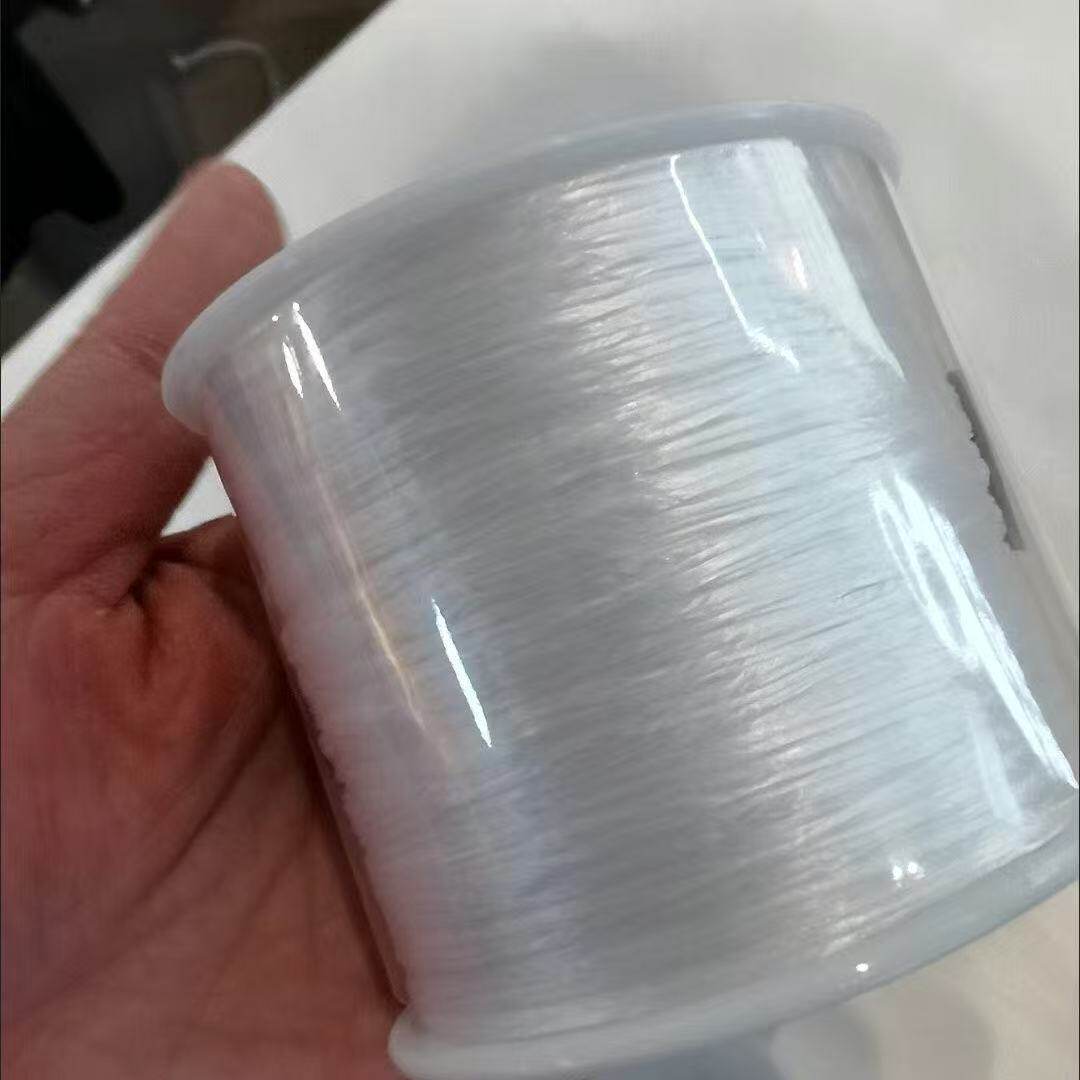 串手链的弹力绳进口扁形穿珠弹力线金标500米大卷串珠线耐磨扁丝