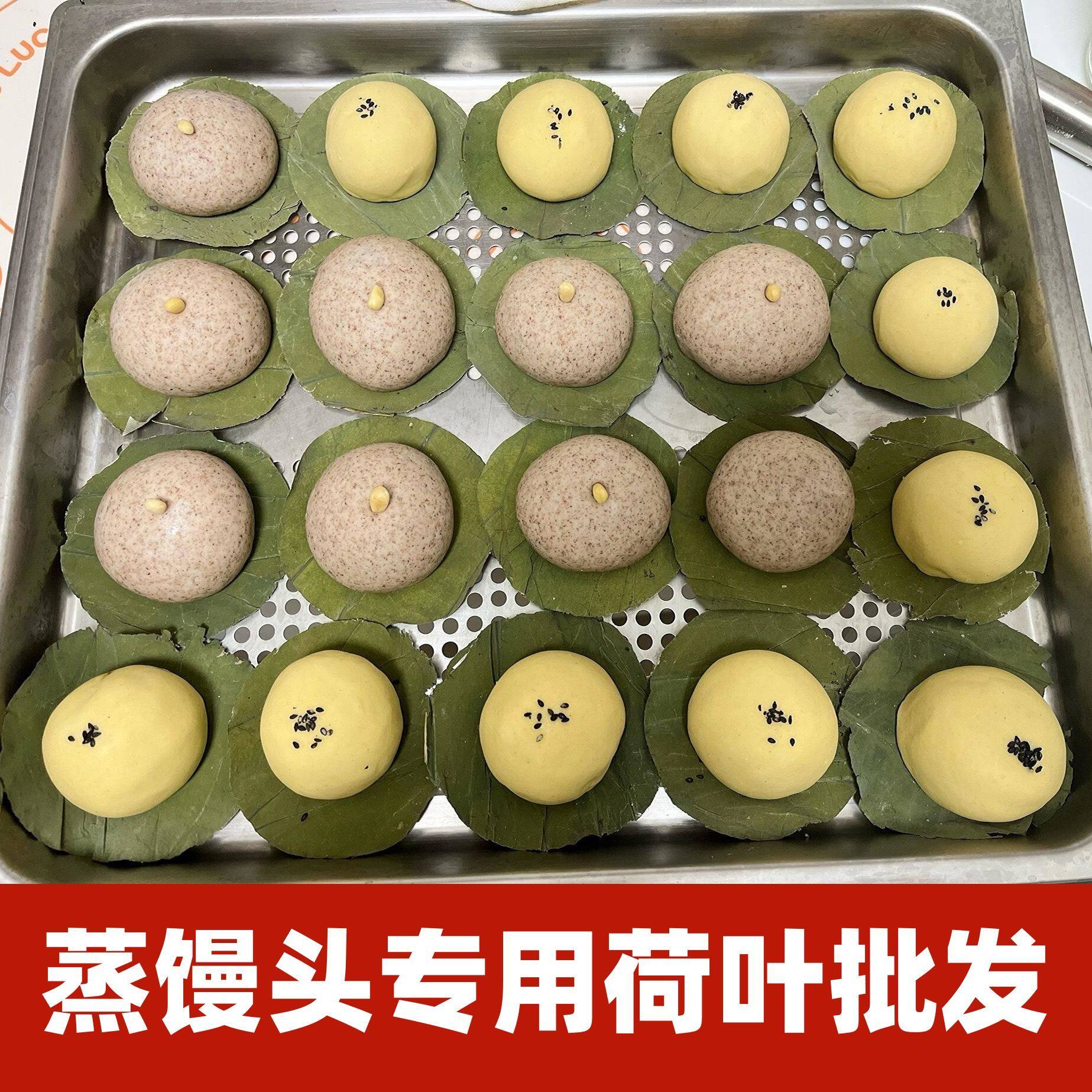 小笼包蒸垫微山湖干荷叶