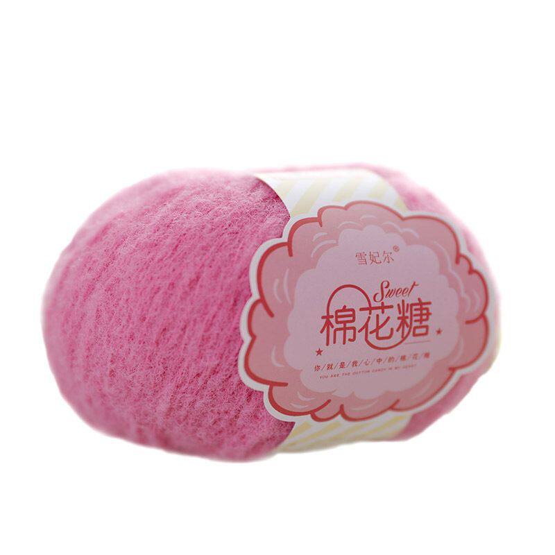 棉花糖毛线6雪妃尔编织毛