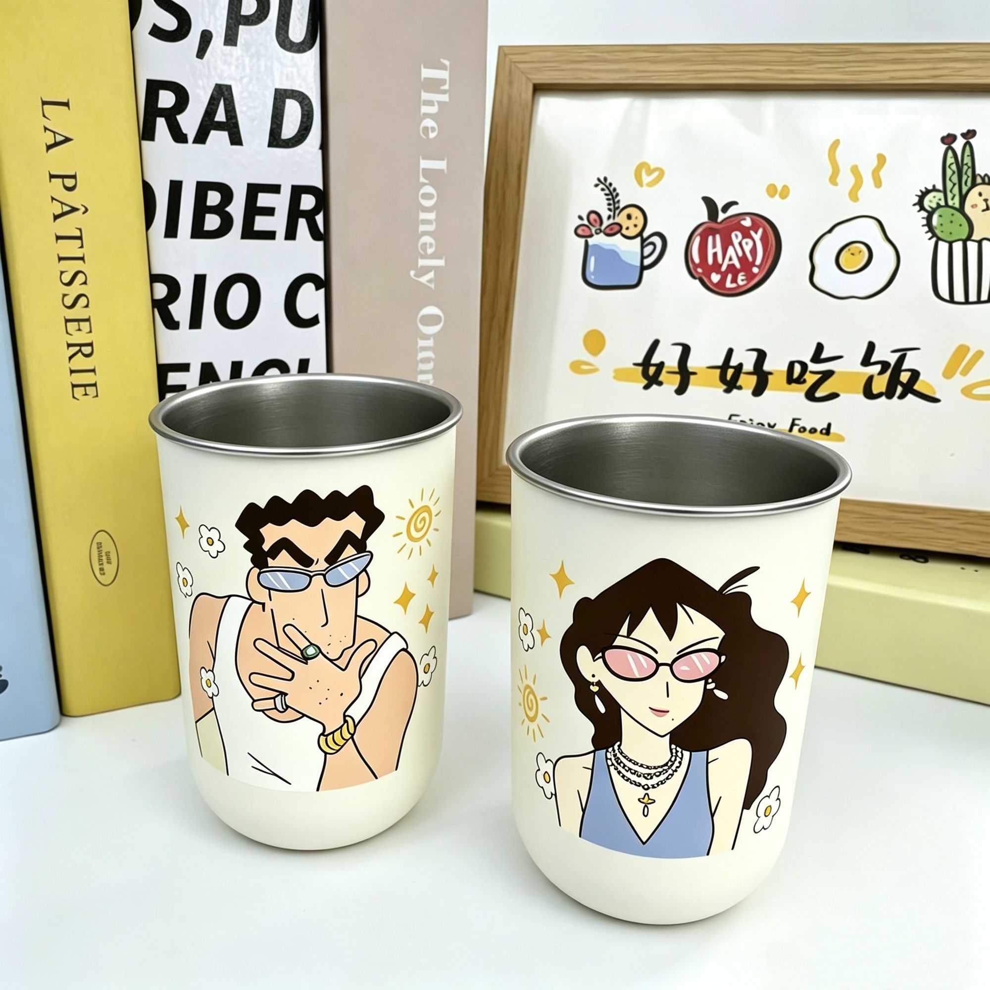 情侣杯子高级感一对爆款