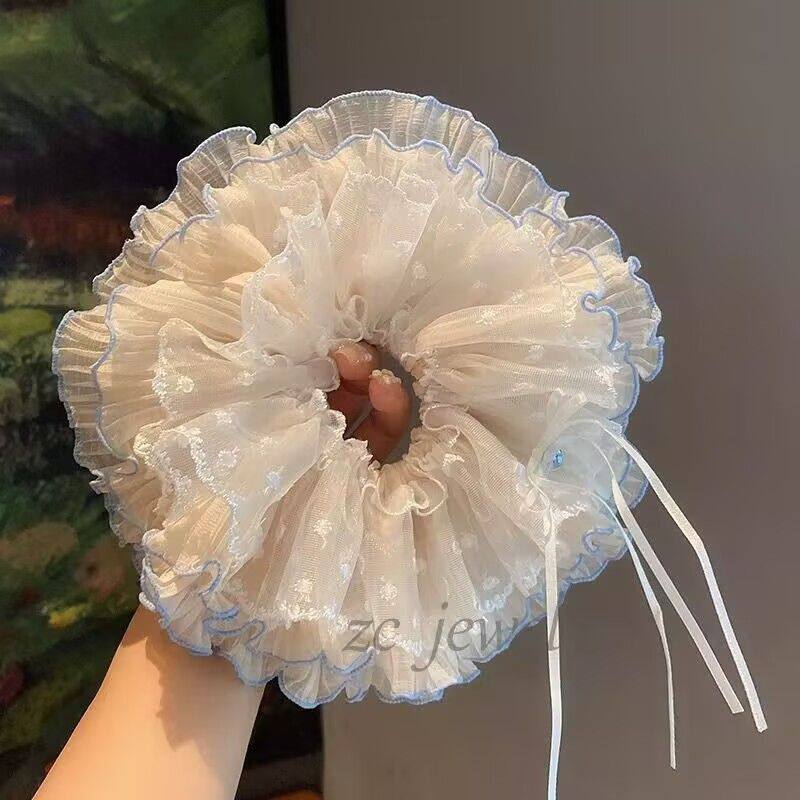 大肠发圈女高级感轻奢风