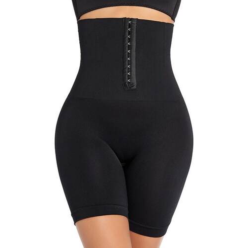 Women Adjustable Hook Eye Closure Shapewear Shorts Casual