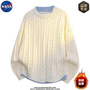 Mens Casual Nylon-Polyester-Acrylic Knitwear Top Long Sleeve