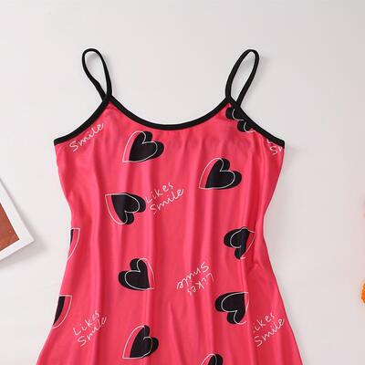 Women Leopard Print Knitted Casual Cami Straps Sleeveless