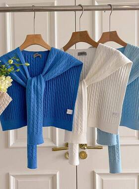 Women Color Knitted Shawl Warm Casual Versatile Scarf
