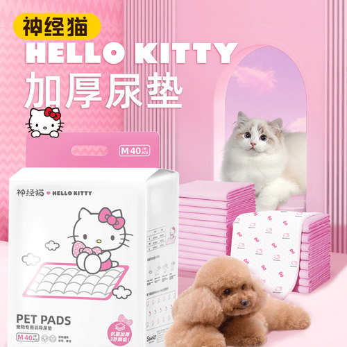 hellokitty联名猫咪加厚除臭