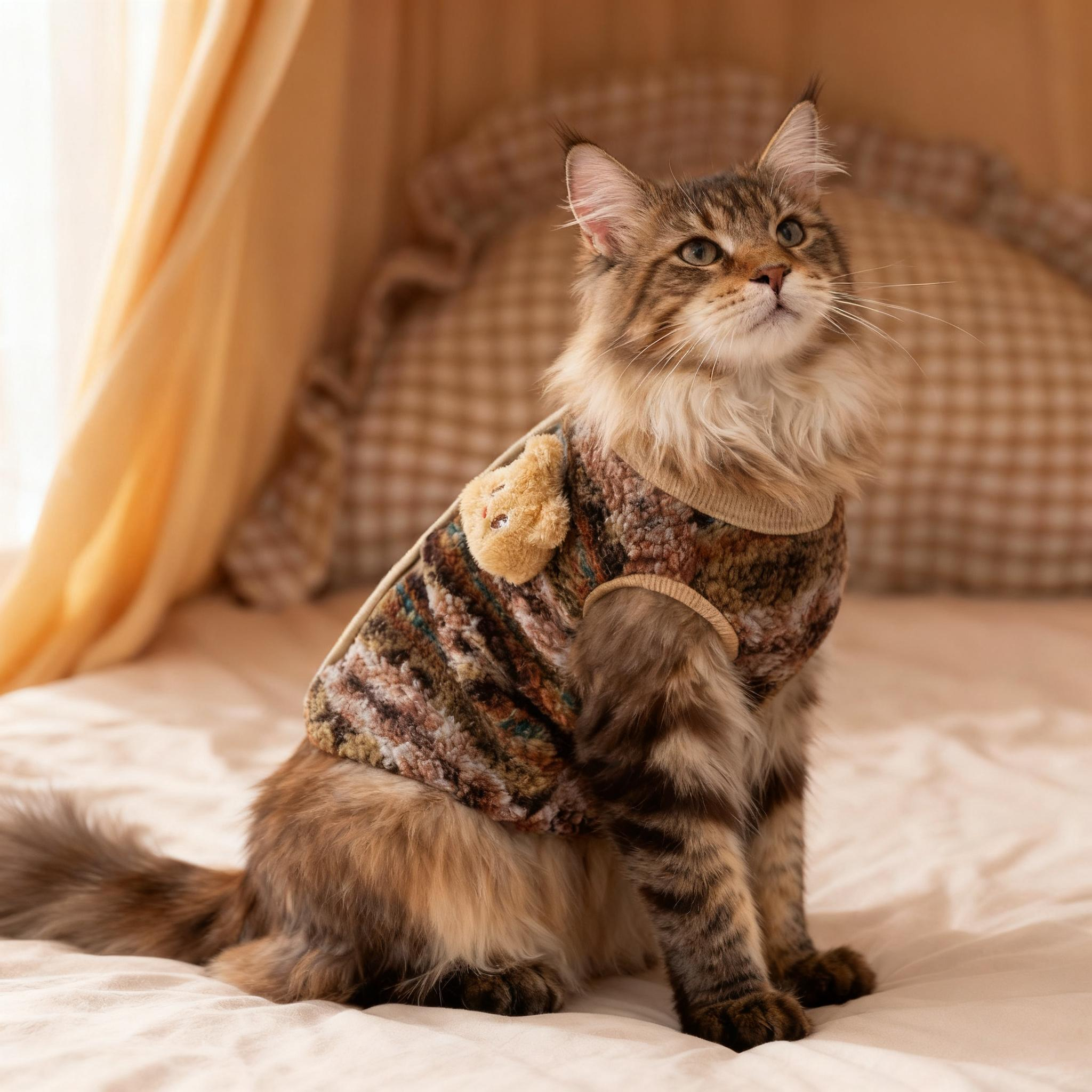 新品上市丨猫咪衣服保暖背心