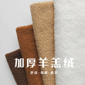 泰迪绒布料小颗粒羊羔绒面料仿羊绒圈圈布料服装 玩具手工diy面料