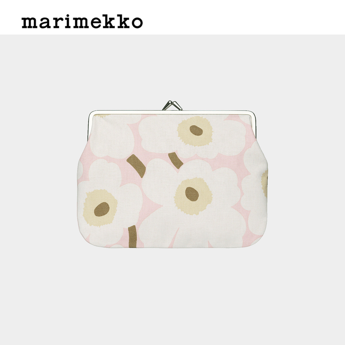Marimekko【Unikko游霓可】金属框架钱包口金包26早春新款