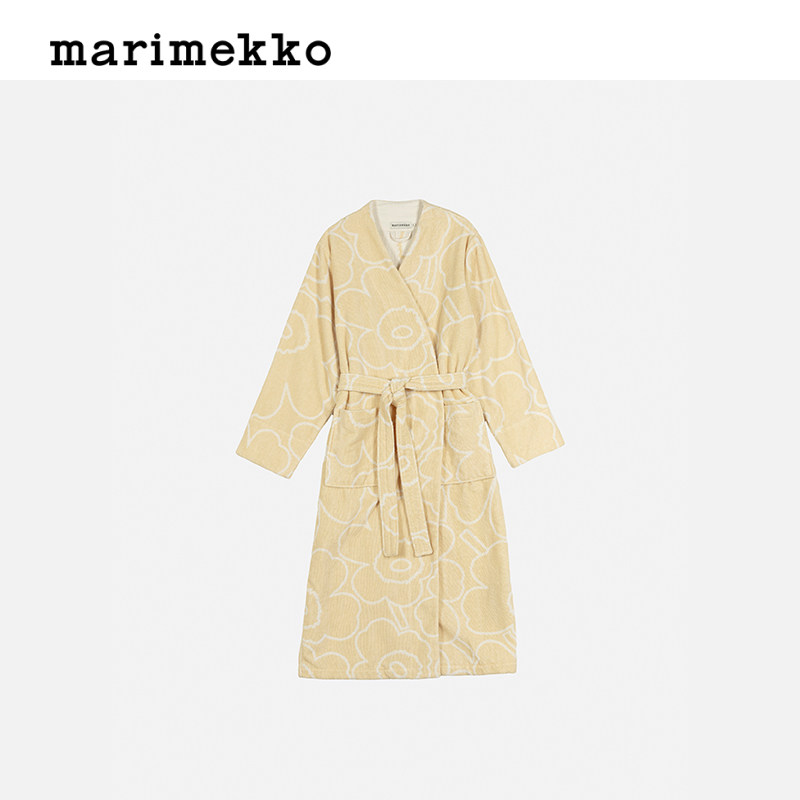 【Unikko游霓可印花】Marimekko新款时尚浴袍