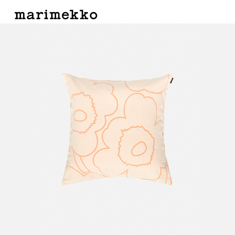 【Unikko游霓可印花】Marimekko25早秋棉质55X55CM靠垫套商场同款