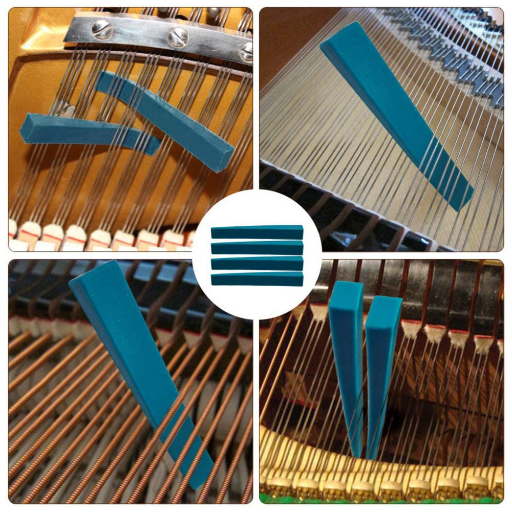 2个装钢琴止音叉 钢琴调律工具 止音工具 橡胶硅胶止音叉中/低音