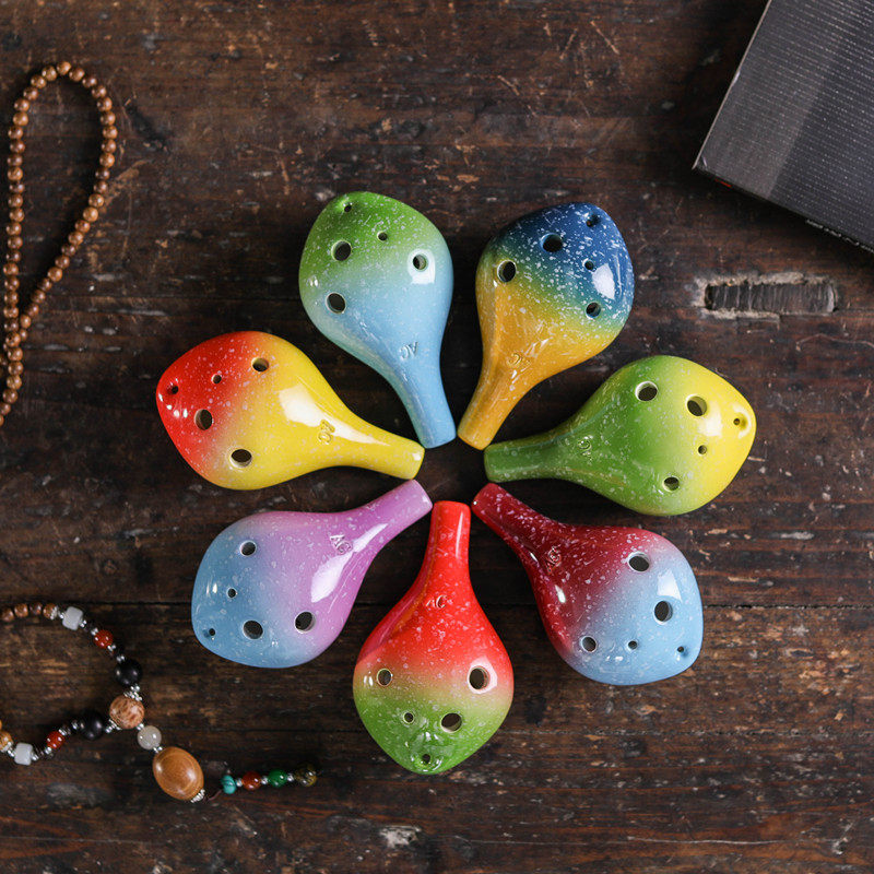 六孔陶笛6孔初学ac 简单易学乐器大全吹奏类冷门自学适合男女生