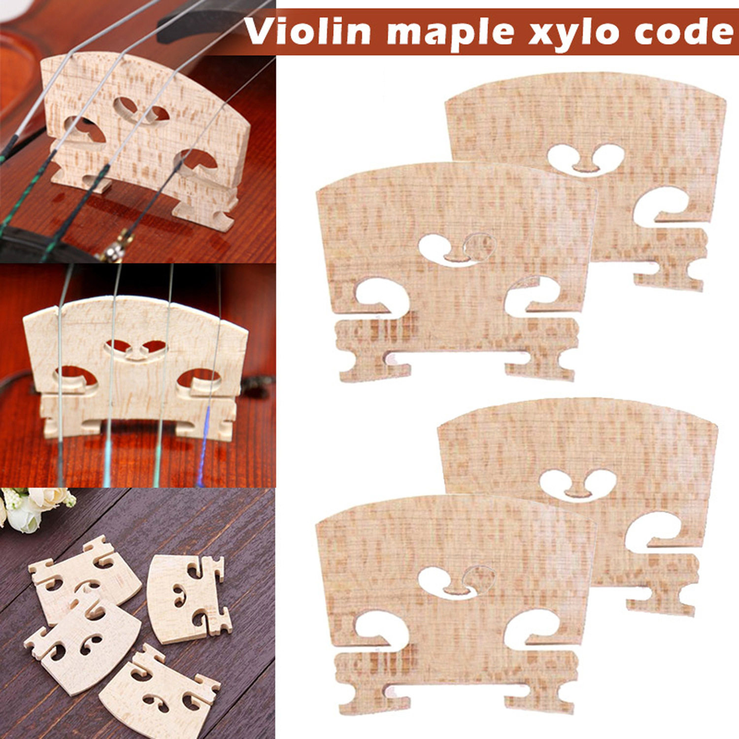 小提琴琴码马桥琴马小提琴码琴桥码子打磨好琴桥枫木 提琴配件