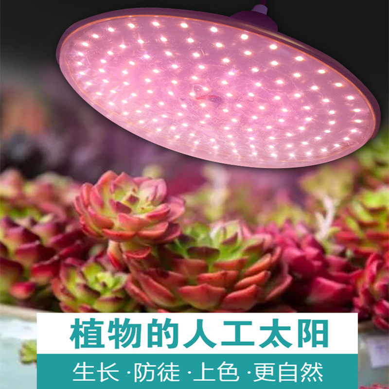 LED多肉盆栽灯防徒上色花卉蔬菜 植物补光灯大棚生长灯仿太阳光