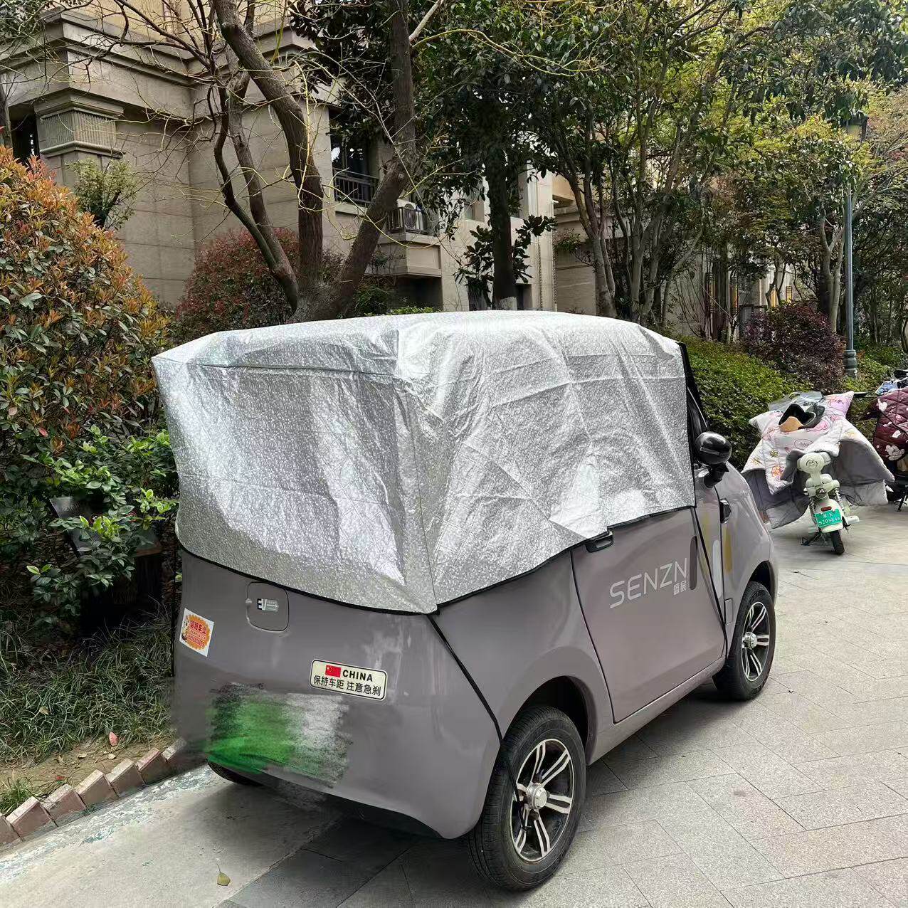 三轮车专用遮雨布电动四