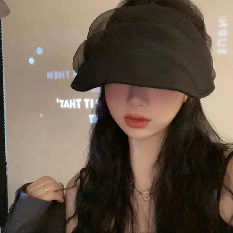 发卡式遮阳帽夏季户外休