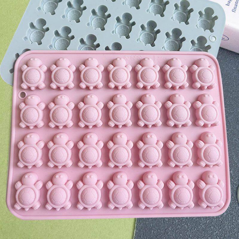 皮冻模具迷你小乌龟硅胶