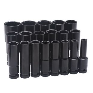 电板手多功能转换头电动扳手加长套筒套装螺丝螺母手电钻内六角风