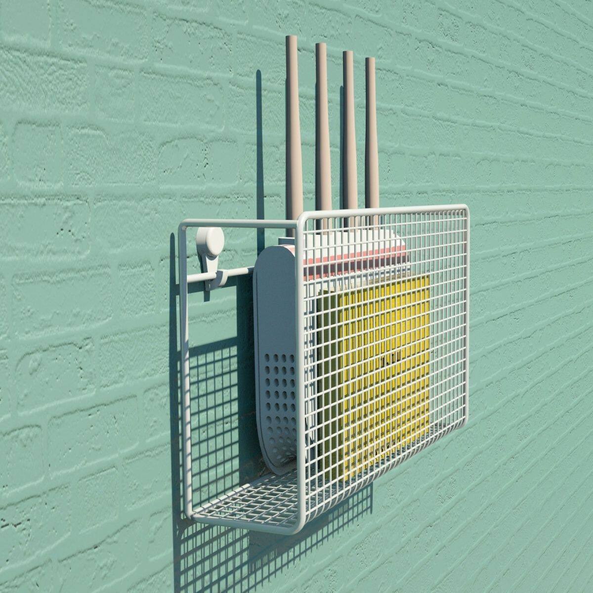 不伤墙路由器放置架路由器书架打孔墙上挂篮wifi收纳移动机顶盒光,收纳整理,茶具收纳盒,淘宝优惠券,粉丝福利购,淘宝优惠卷